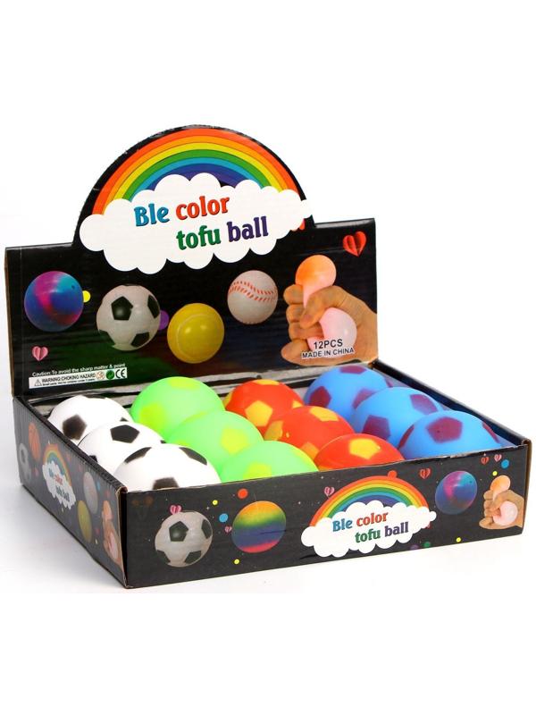 Мялка «Мячик», цвета микс,1 шт., 7345096