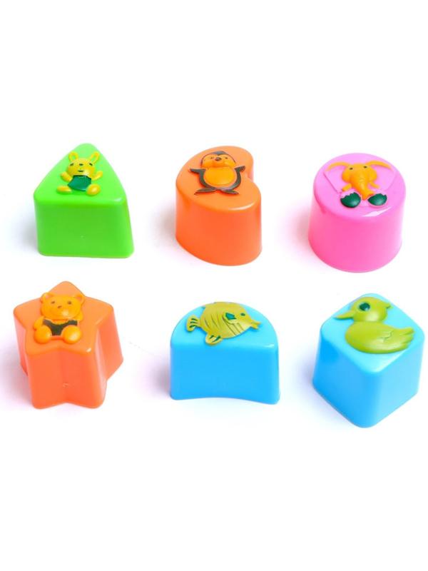 Каталка на верёвочке «Динозаврик», с сортером