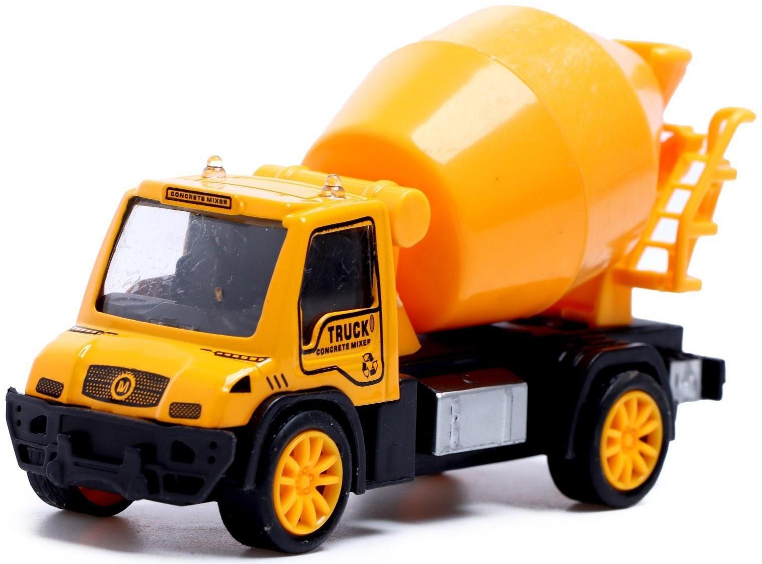 Набор металлических машин «Стройка», инерция, 3 штуки