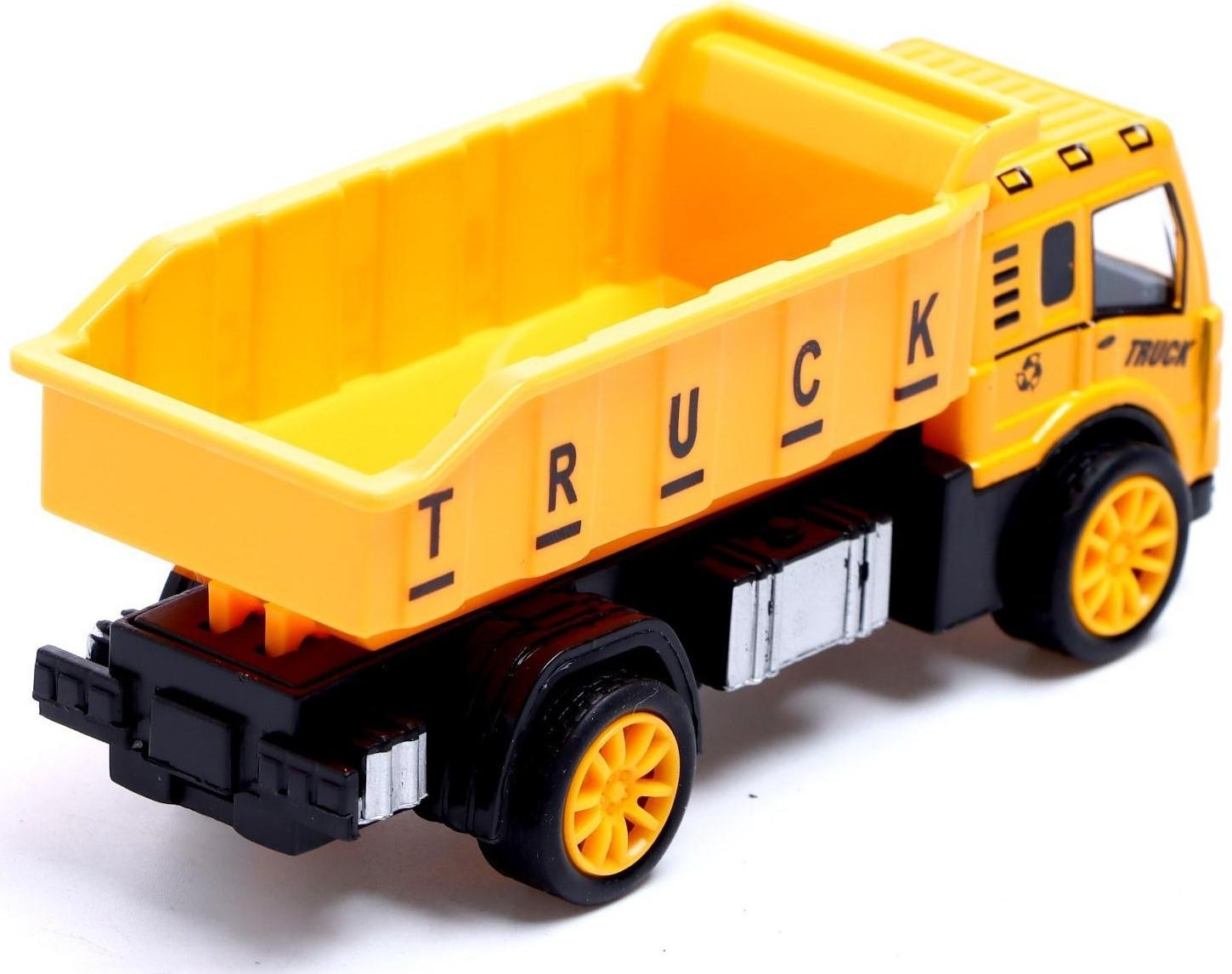 Набор металлических машин «Стройка», инерция, 3 штуки