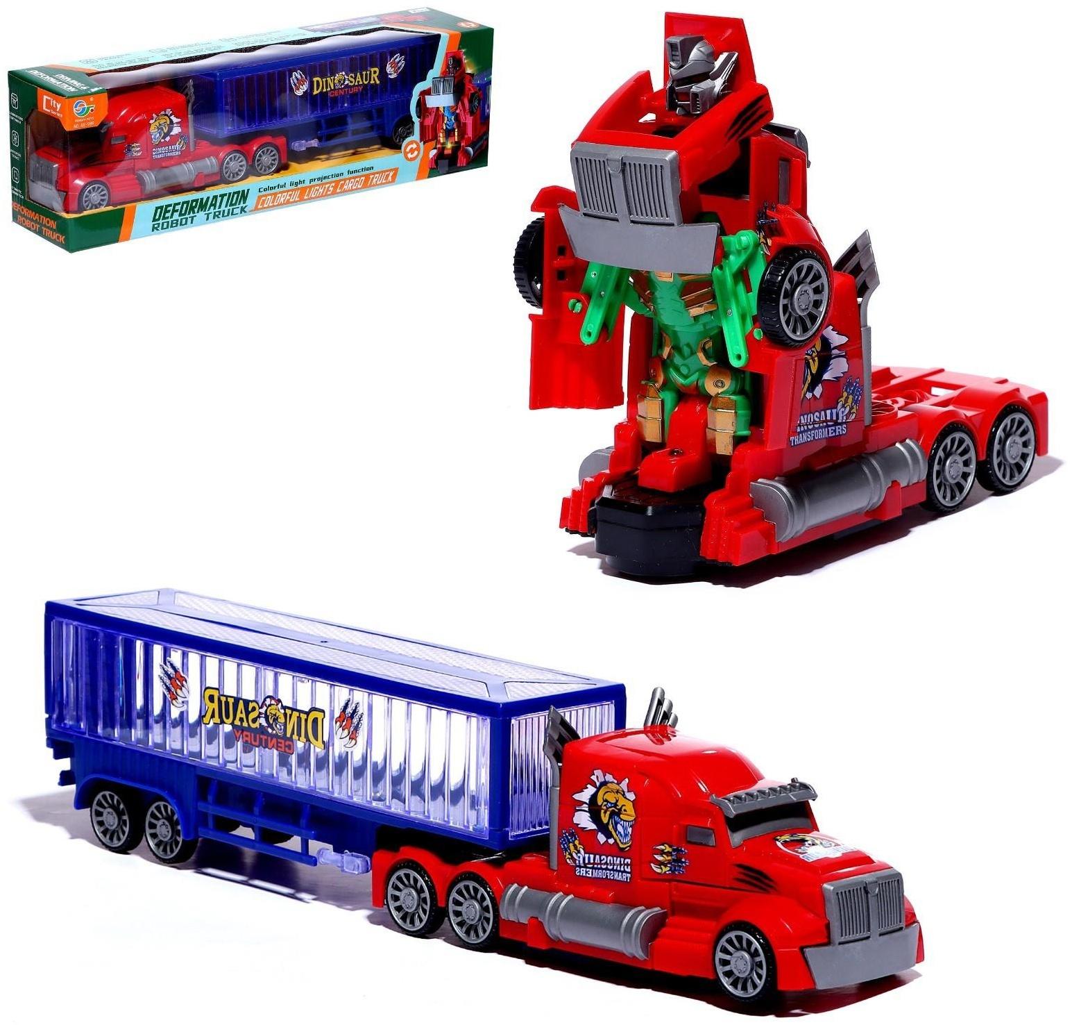 Робот «Грузовик», трансформируется, световые и звуковые эффекты