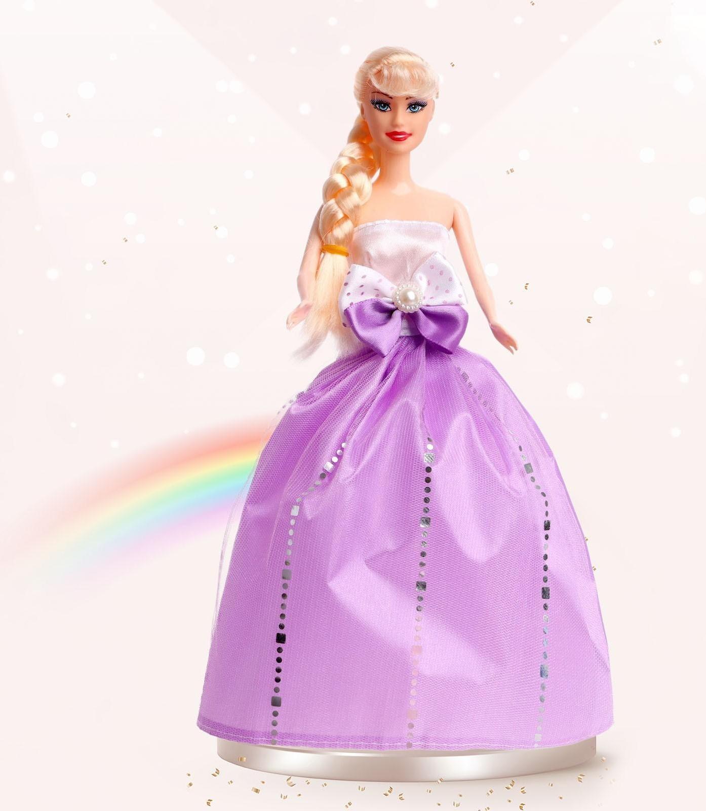 Кукла-модель «Лиза» в платье, МИКС