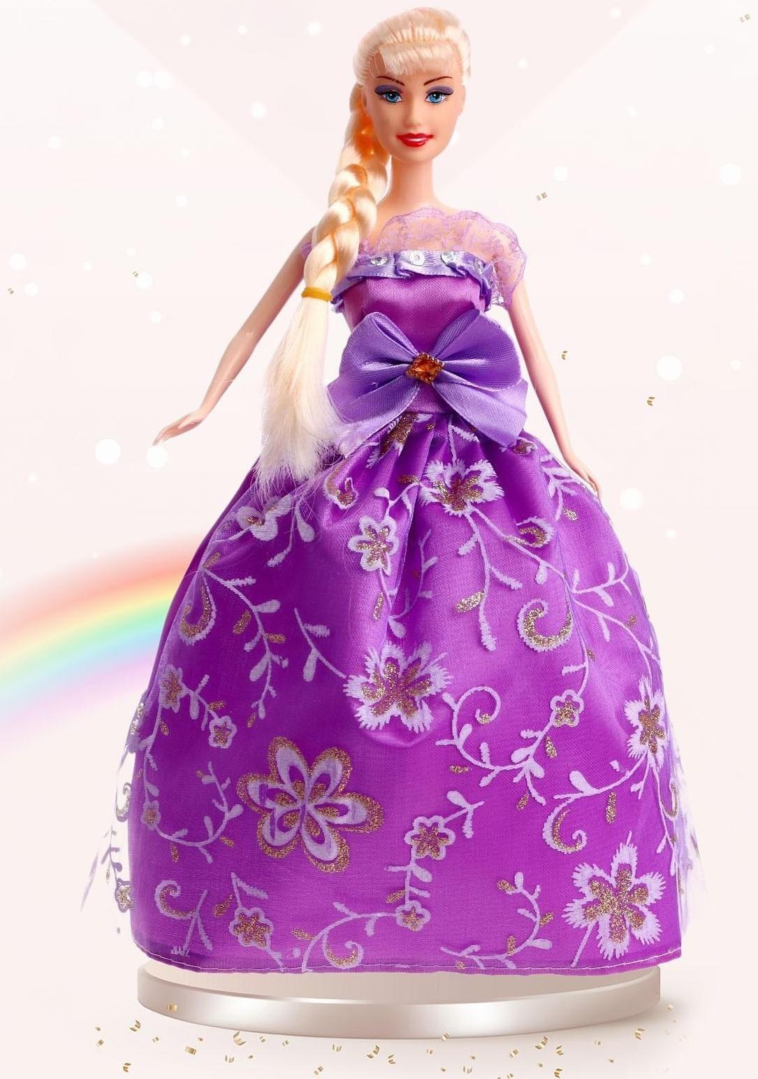 Кукла-модель «Лиза» в платье, МИКС