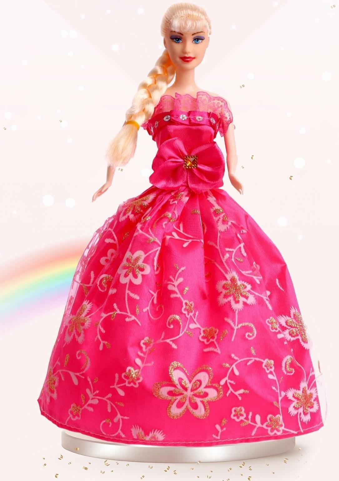 Кукла-модель «Лиза» в платье, МИКС