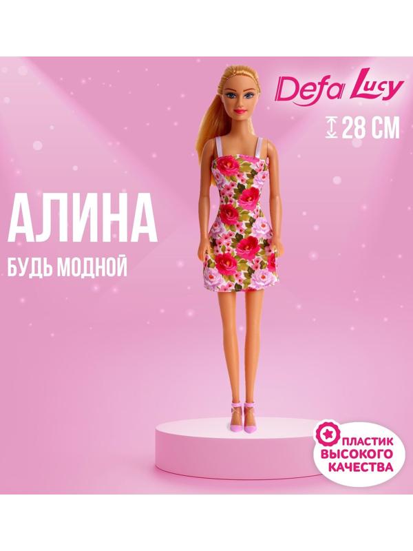 Кукла-модель «Алина» в платье, МИКС