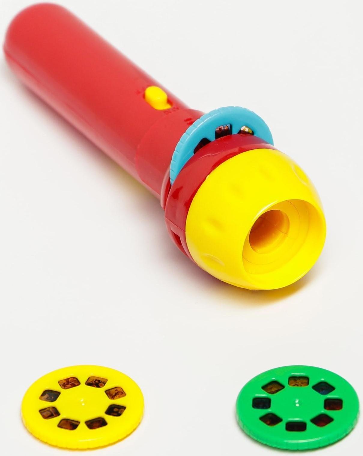 Игровой набор с проектором и 3 книжки, свет, Маша и Медведь