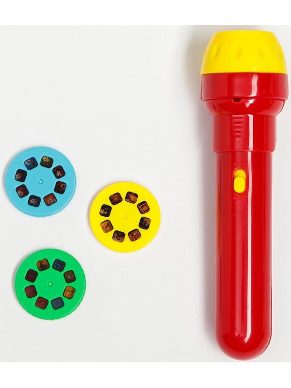 Игровой набор с проектором и 3 книжки, свет, Маша и Медведь