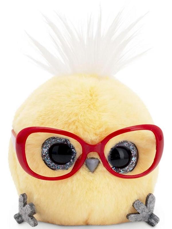 Мягкая игрушка-брелок «КТОтик в больших очках», 8 см, МИКС