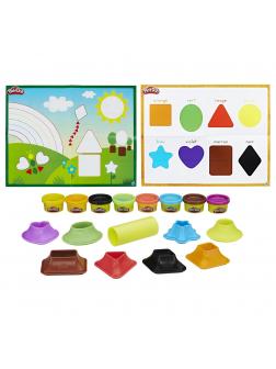 Игровой набор Play-Doh «Лепи и изучай. Цвета и фигуры» B3404121