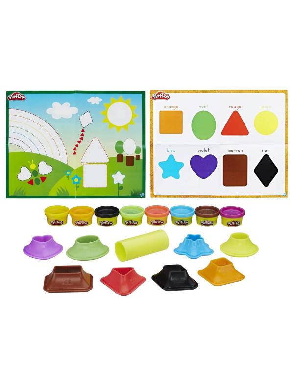 Игровой набор Play-Doh «Лепи и изучай. Цвета и фигуры» B3404121
