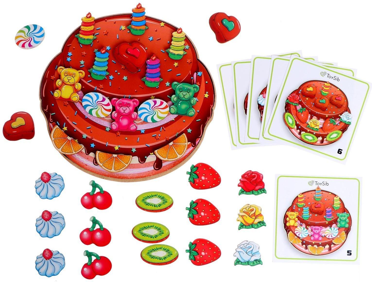 Магнитная игра «Тортик»