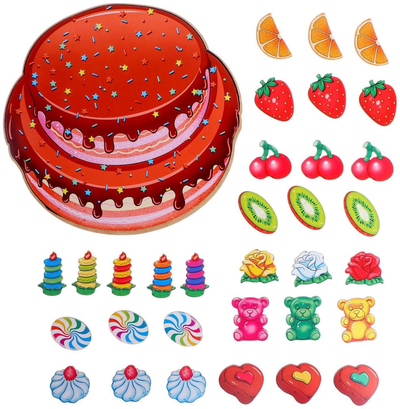 Магнитная игра «Тортик»
