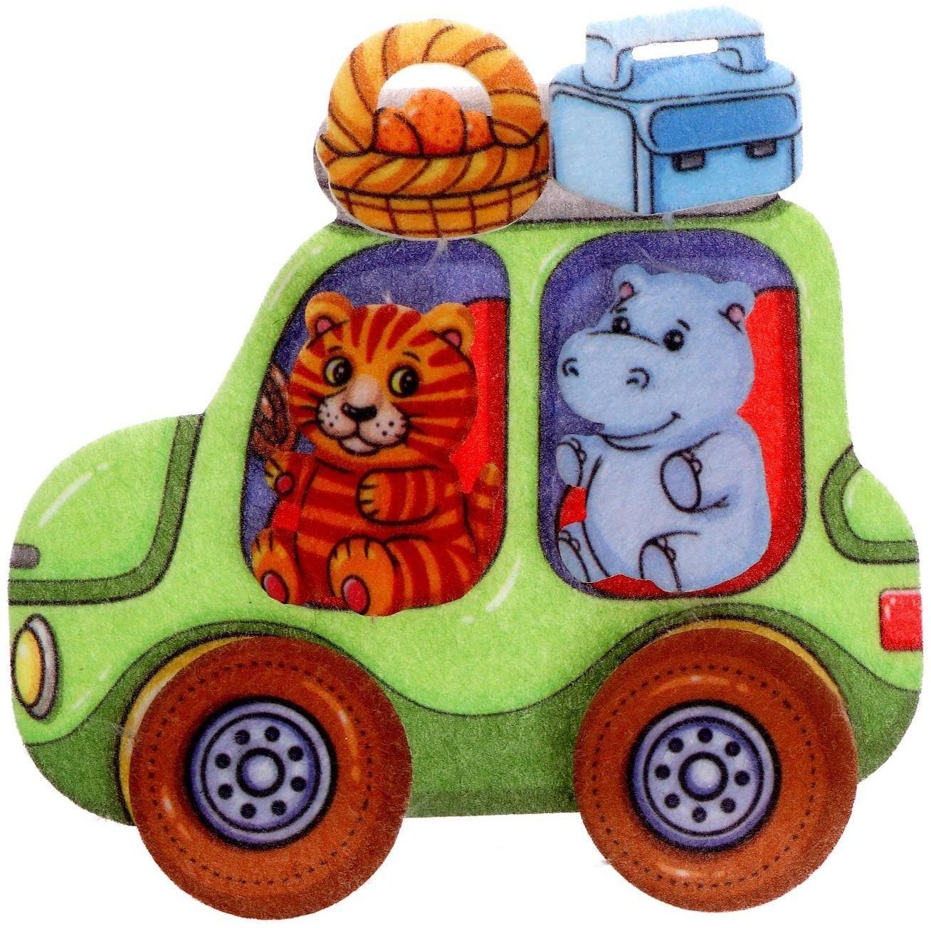 Мини-игра из фетра «Машинка»