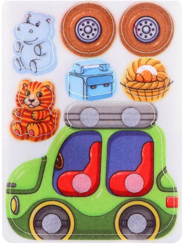 Мини-игра из фетра «Машинка»