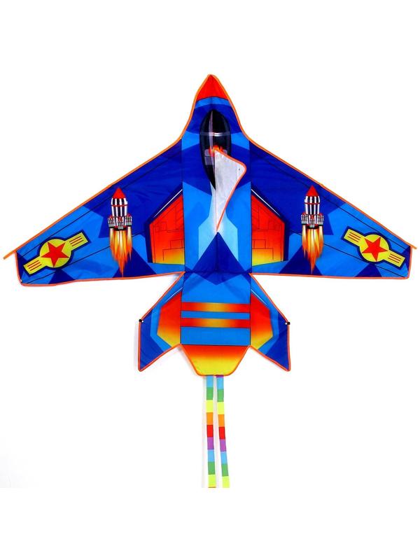 Воздушный змей «Самолёт», цвета МИКС