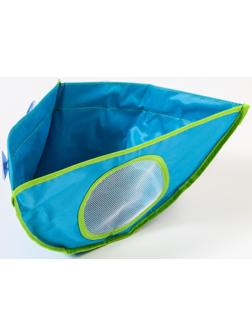 Сетка для хранения игрушек в ванной, цвет голубой