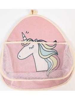 Сетка для хранения игрушек в ванной с петелькой «Единорог»