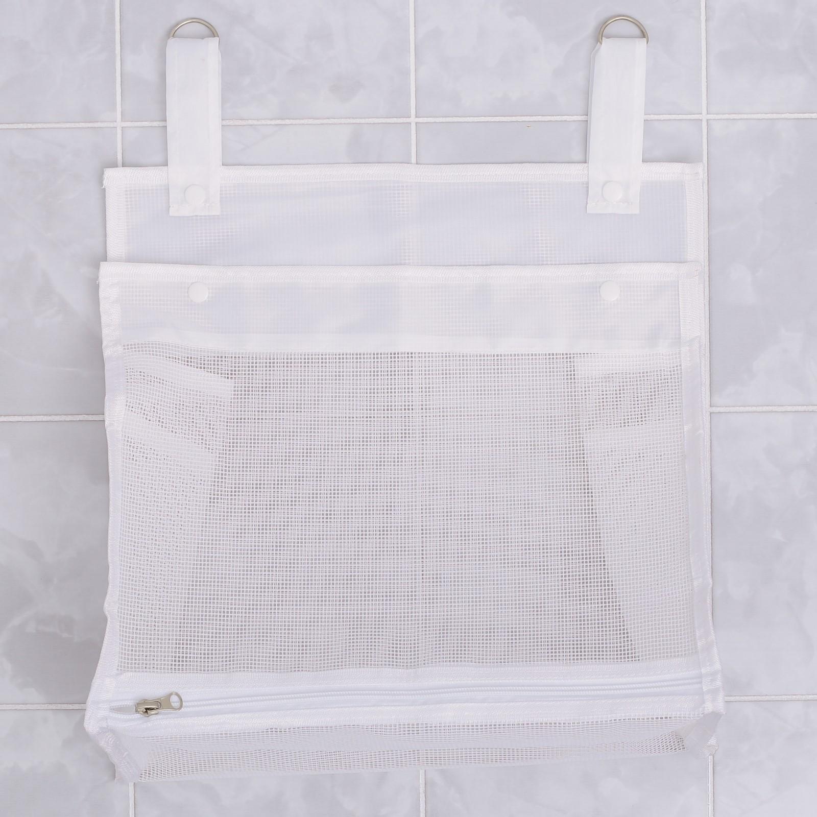 Сетка для хранения игрушек в ванной, цвет белый