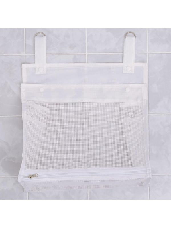Сетка для хранения игрушек в ванной, цвет белый