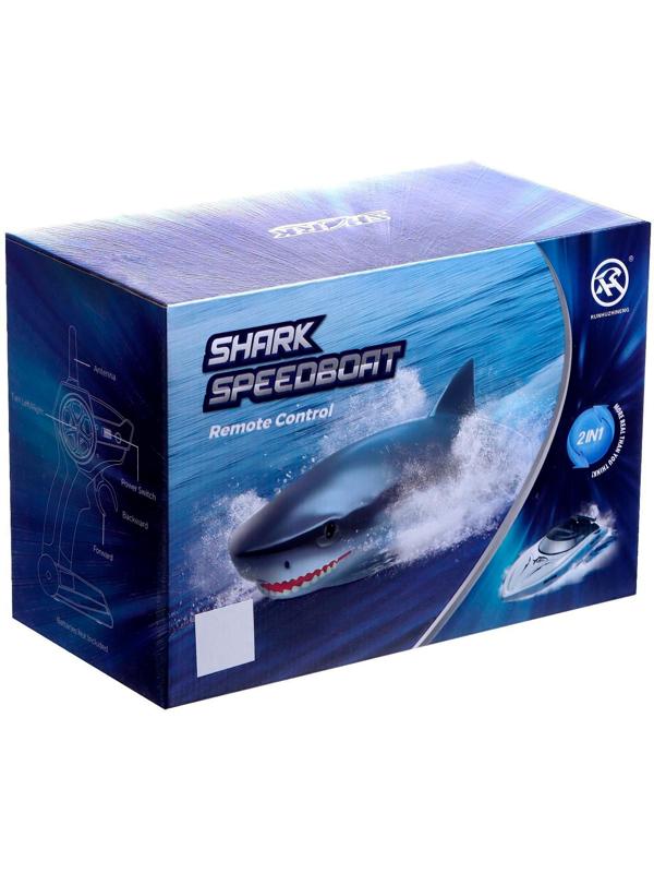 Катер радиоуправляемый «Акула», 2 в 1, работает от аккумулятора