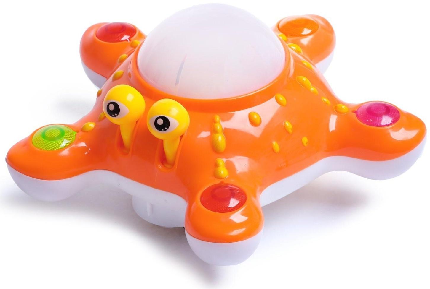 Игрушка музыкальная «Морская звезда», световые и звуковые эффекты, цвета МИКС