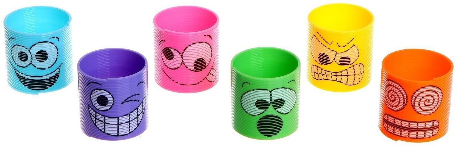 Пружинка-радуга «Мордочки», виды МИКС