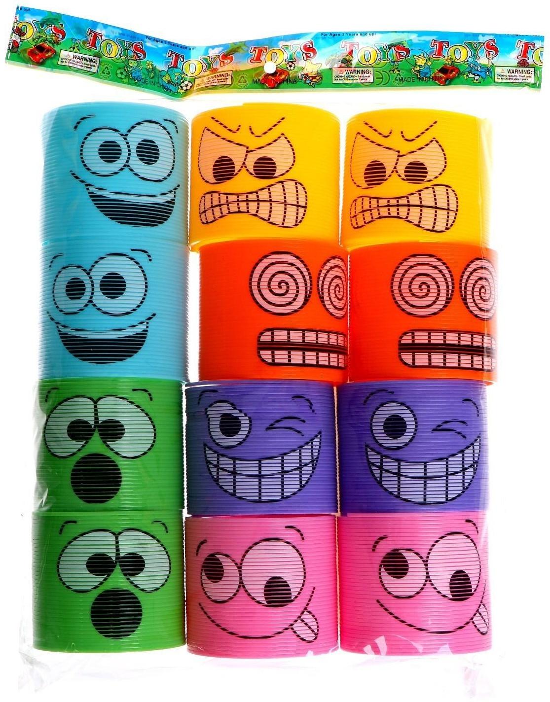 Пружинка-радуга «Мордочки», виды МИКС