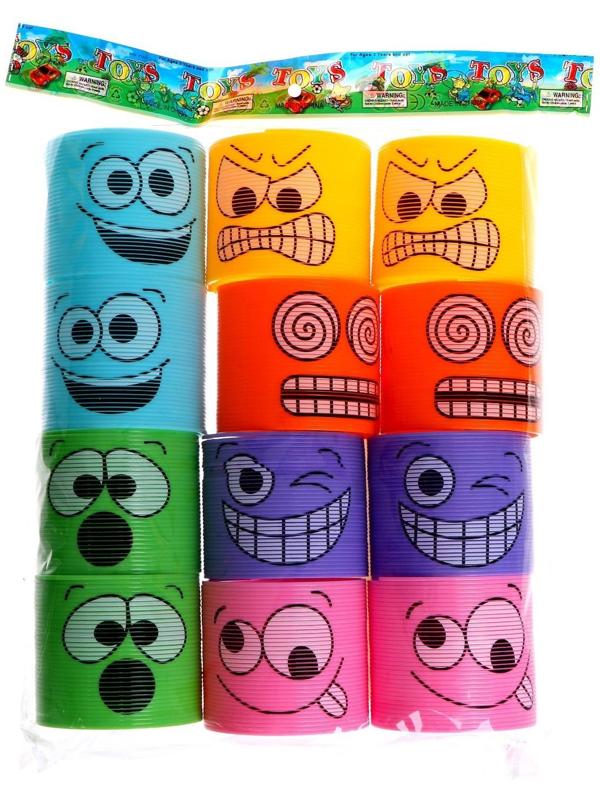 Пружинка-радуга «Мордочки», виды МИКС