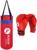 Набор боксёрский для начинающих RUSCO SPORT: мешок + перчатки, цвет красный (6 OZ)