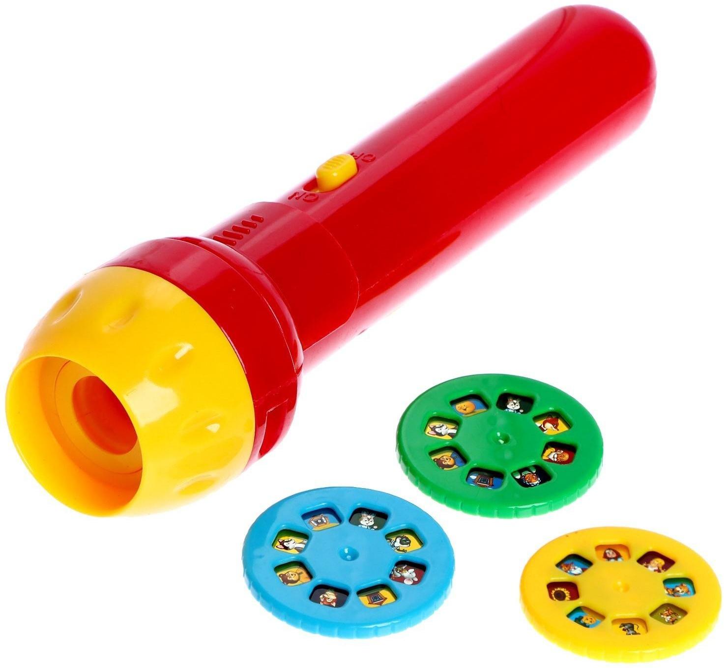 Игровой набор с проектором «Мои любимые сказки», 3 книги, светящиеся наклейки