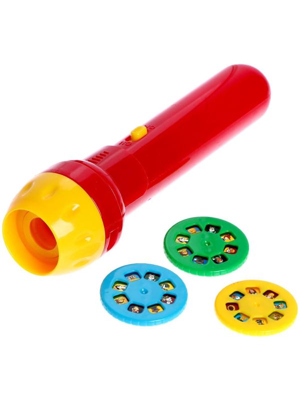 Игровой набор с проектором «Мои любимые сказки», 3 книги, светящиеся наклейки