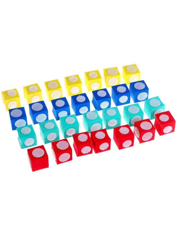 Конструктор «Кубики с липучками», 28 шт.