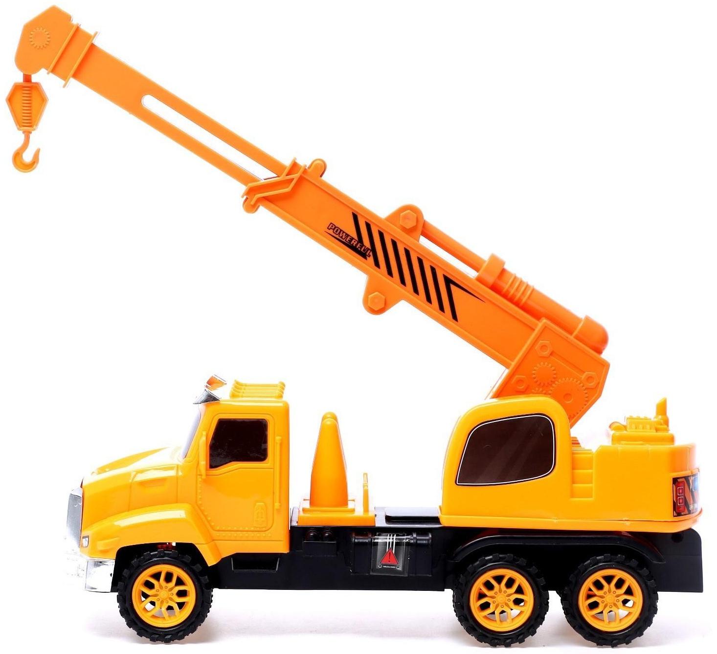 Грузовик инерционный «Строительный кран»