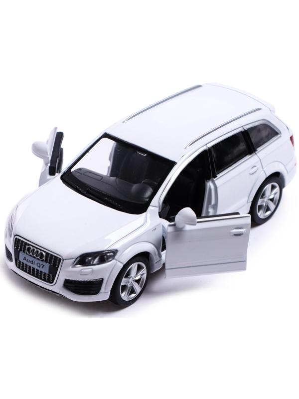 Машина металлическая AUDI Q7 V12, 1:32, инерция, открываются двери, цвет белый