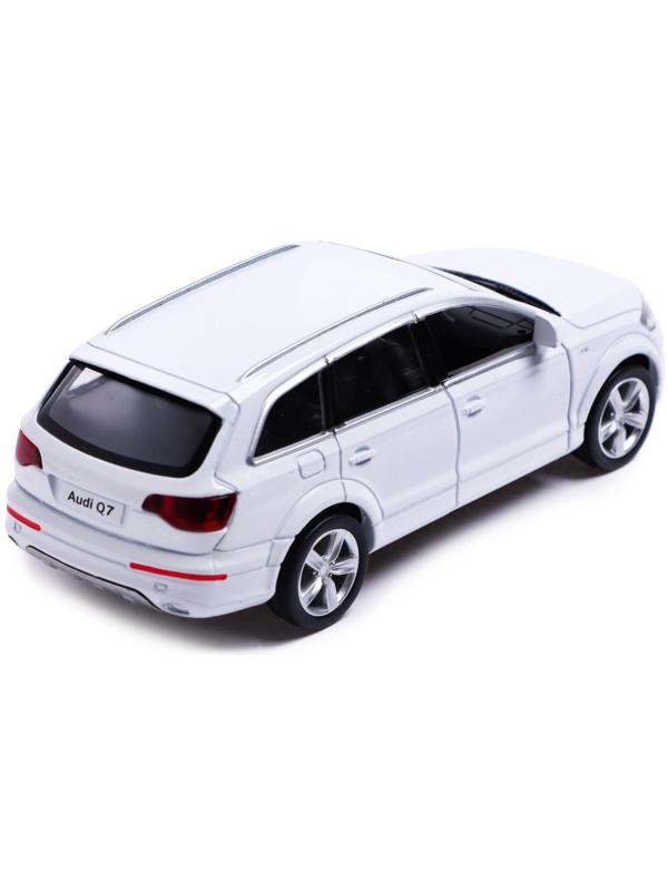 Машина металлическая AUDI Q7 V12, 1:32, инерция, открываются двери, цвет белый