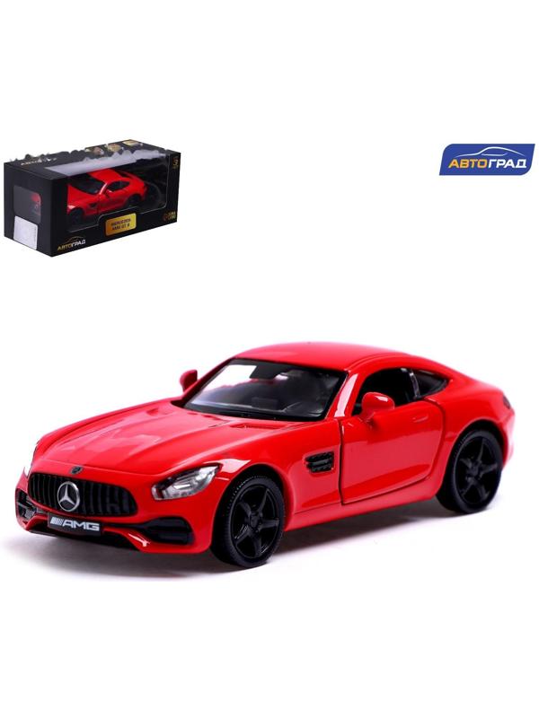 Машина металлическая MERCEDES-AMG GT S, 1:32, открываются двери, инерция, цвет красный