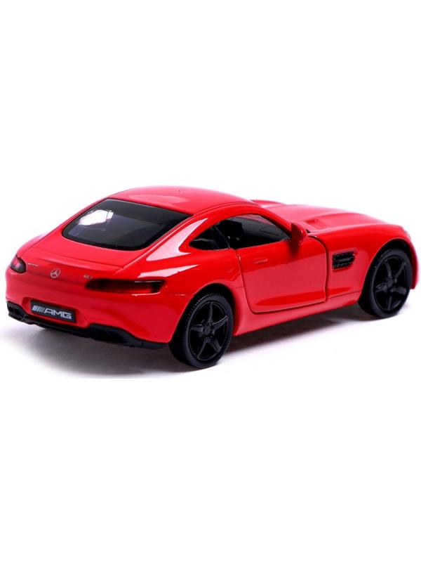 Машина металлическая MERCEDES-AMG GT S, 1:32, открываются двери, инерция, цвет красный