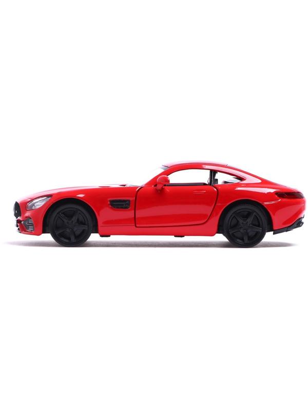 Машина металлическая MERCEDES-AMG GT S, 1:32, открываются двери, инерция, цвет красный