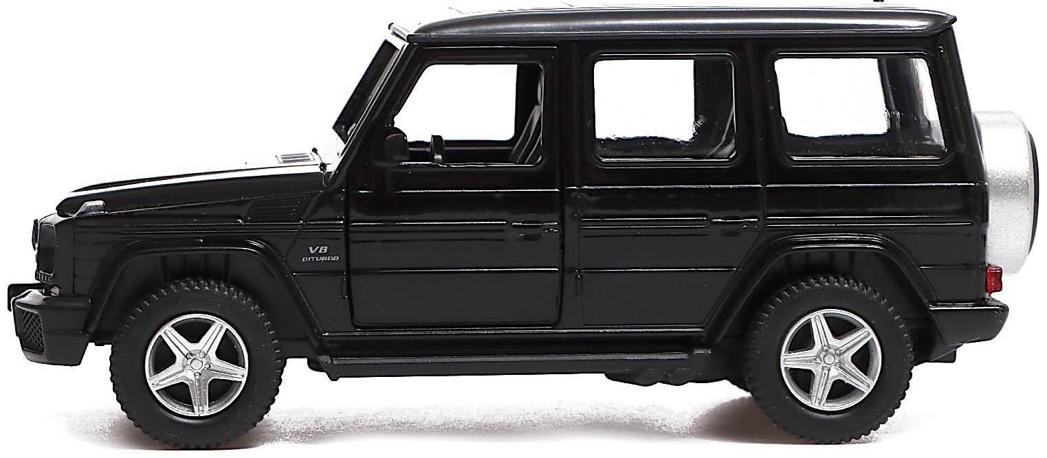 Машина металлическая MERCEDES-BENZ G63 AMG, 1:32, открываются двери, инерция, цвет чёрный