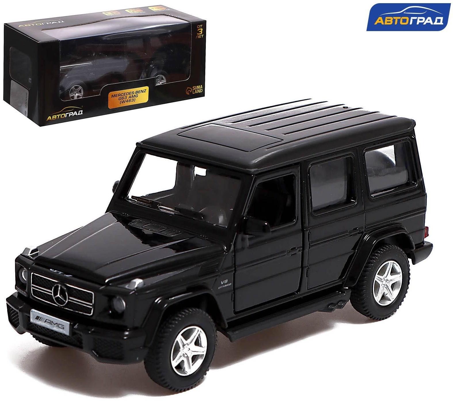 Машина металлическая MERCEDES-BENZ G63 AMG, 1:32, открываются двери, инерция, цвет чёрный