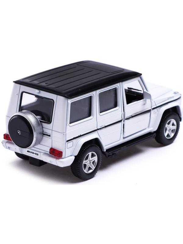 Машина металлическая MERCEDES-BENZ G63 AMG, 1:32, открываются двери, инерция, цвет белый