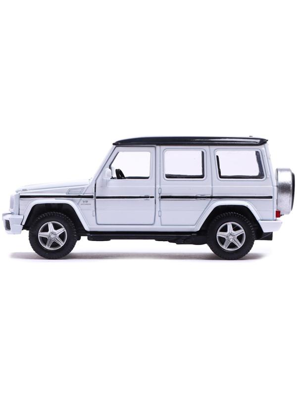 Машина металлическая MERCEDES-BENZ G63 AMG, 1:32, открываются двери, инерция, цвет белый