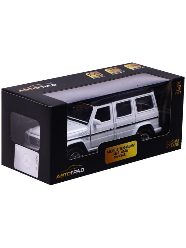 Машина металлическая MERCEDES-BENZ G63 AMG, 1:32, открываются двери, инерция, цвет белый
