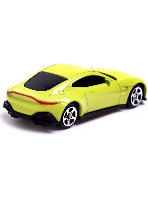 Машина металлическая ASTON MARTIN VANTAGE, 1:64, цвет зеленый