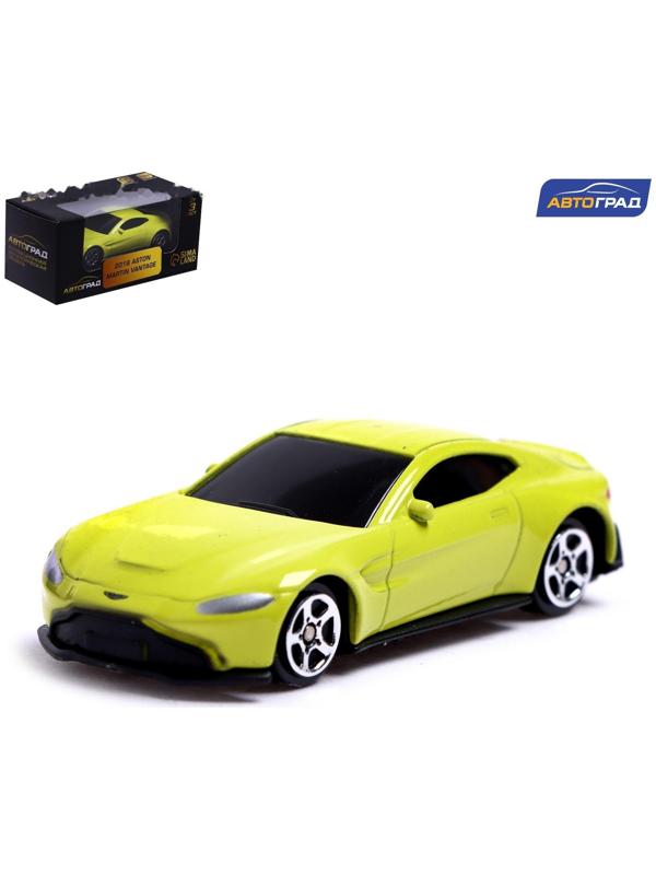 Машина металлическая ASTON MARTIN VANTAGE, 1:64, цвет зеленый