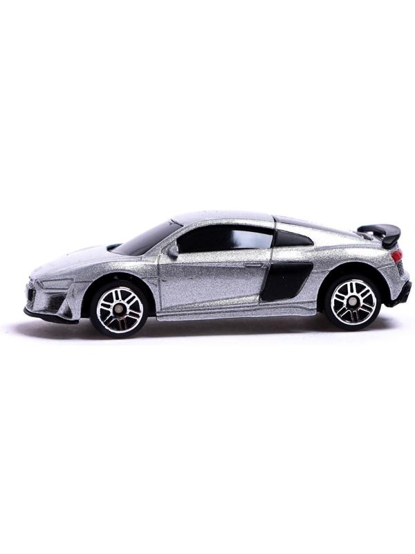 Машина металлическая AUDI R8 COUPE, 1:64, цвет серебро