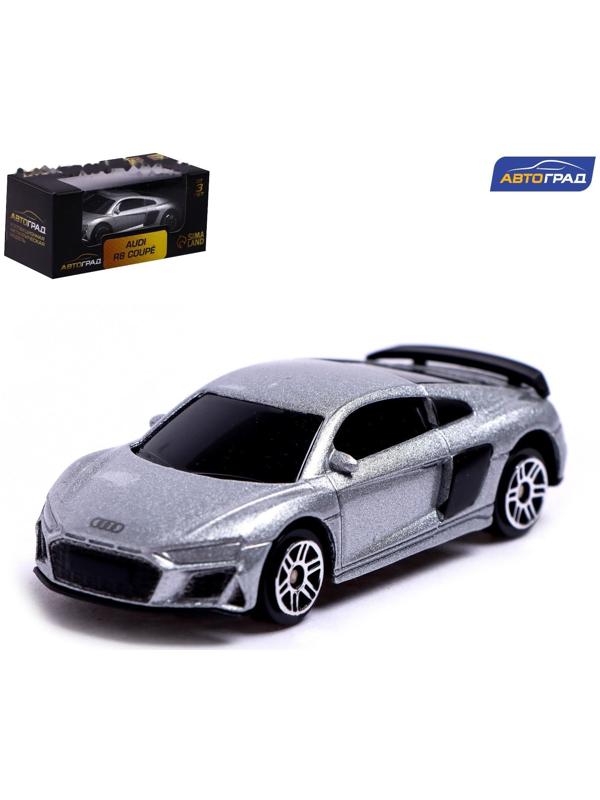 Машина металлическая AUDI R8 COUPE, 1:64, цвет серебро