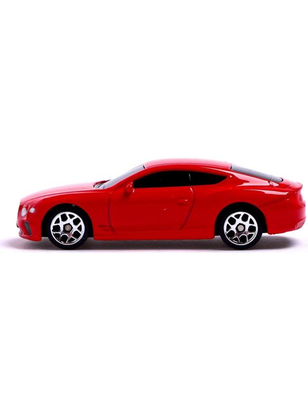 Машина металлическая BENTLEY CONTINENTAL GT, 1:64, цвет красный