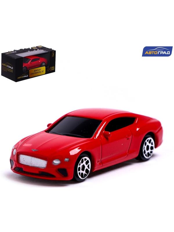 Машина металлическая BENTLEY CONTINENTAL GT, 1:64, цвет красный