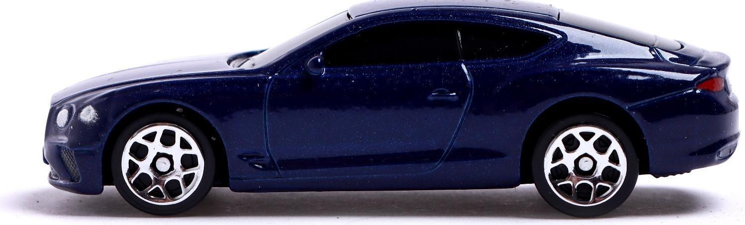 Машина металлическая BENTLEY CONTINENTAL GT, 1:64, цвет синий